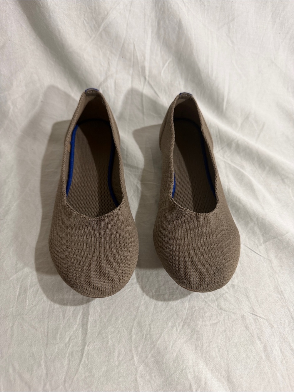 Rothy's Knit Ballet Flat - Taupe Brown
